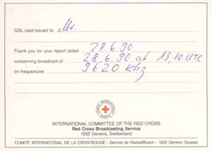 Red Cross Broadcasting Service QSL 1B
